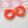 Anillo Geométrico Espiral Cortado Colorido Dulce Accesorios Acrílicos DIY Pendientes Pasador Material para Funda de Teléfono Móvil Venta al por Mayor