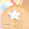 Algodón Merzerizado Relleno Estilo Coreano Estrella de Cinco Puntas Lazo de Perla Corazón Tela Flor de Cinco Pétalos Estéreo Accesorios para el Cabello de Niños