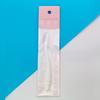 Cuchillo para Cejas Macro para Hombre Seguridad Antirrayas Principiante para Mujer Rascador Doble para Cejas con Peine Flor