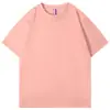 Comercio Exterior 300g Peso Pesado Talla Americana Camiseta de Manga Corta 100% Algodón Color Sólido Ropa de Trabajo Camisa Cultural Camisa Publicitaria Camiseta de Cuello Redondo