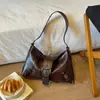 Nova Bolsa de Ombro Feminina Elegante para o Outono de 2026, Personalizada, Minimalista, Texturizada, Moderna, Casual, Bolsa Tote de Nicho