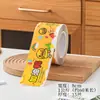 Decoração de Bolo de Aniversário de Borda Dura de 8cm com Padrão de Fruta Durian, Decoração Macia Transparente para Mousse e Confeitaria, Confeitaria Luxuosa