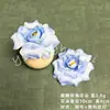 Flores artificiais de rosa com pétalas dobráveis, materiais DIY para decoração de cena de casamento, flores artificiais para arranjos decorativos, atacado