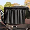 Cortinas para Coche, Parasoles, Malla de Verano con Ventosas para Ventana Lateral, Protección Solar, Aislamiento Térmico, Cortinas de Privacidad para el Interior del Coche