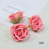 Rosa Enrolada Núcleo Pequeno Caixa de Presente Rosa Pequena Flor com Caixa de Doces Florais Caixa de Presente Acompanhante Decoração DIY Confecção de Adereços de Cabeça