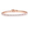 Acero Titanio Cadena Garra Zircón Mezclada y Combinada Cadena Lisa Acero Titanio Joyería Estilo Ins Moda Pulsera Simple