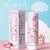 Termo Infantil Sanrio Kuromi Hello Kitty Acero Inoxidable 316 Grado Alimenticio Niña de Primaria Taza con Doble Popote para Beber