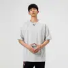 Camiseta Corta Desestructurada Limpia y Elegante con Decoración de Remaches para Verano, Chaleco de Moda para Hombre y Pareja, Capa Base Casual de Retazos Fresca de Media Manga