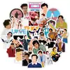 Mais de 50 peças de adesivos para mala e copo com grafite do cantor pop Harry Styles Taylor Swift