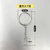 Llavero con cierre de mosquetón para llaves con cadena, accesorios para manualidades, cierre colgante para muñeca de cuentas, cadena colgante