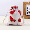 Calças de Algodão Estampado com Cordão e Bolso com Aba, Bolsas Repelentes de Mosquitos da Medicina Tradicional Chinesa, Sacos para Embalagem de Joias, Sacos de Pano Pequenos de Algodão e Linho por Atacado em Estoque