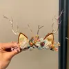 Pinza para el Cabello de Astas de Reno Navideño Accesorios para Tocados 2026 Nuevas Pinzas Laterales para Niños Pinzas Pequeñas Lindas Diadema Navideña