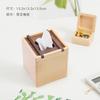 @ Xiao Mu Xian Japonês Desktop Multifuncional Caixa de Armazenamento de Lenços de Madeira Simples Sala de Estar Caixa de Papel de Madeira Maciça Faia
