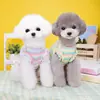 Chaleco Rayado para Mascota Delgado Oso de Peluche Bichón Pomerania Cachorro Pequeño Ropa para Gato Primavera y Otoño 23 Chaleco Rayado Floral Colorido