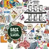 Compra directa transfronteriza de 50 pegatinas científicas creativas con equipo químico de laboratorio y patrones de células para decoración de diario