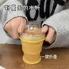 Venda Direta de Fábrica Copo Dobrável de Hóquei no Gelo Verão Criativo DIY Molde de Cubo de Gelo Viagem ao Ar Livre Portátil Copo de Coca-Cola Copo de Água