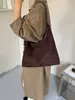 Bolsa tote grande de estilo coreano vintage transfronteiriça para mulheres, bolsa simples mãe e filha outono 2026, bolsa de ombro e axila para o dia a dia