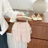 Conjunto de Tirantes Estilo Bosque Fresco para Niñas, Chaleco Suave y Amigable con la Piel de Verano Combinado con Pantalones Sueltos de Encaje Estilo Linterna