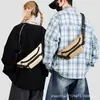 Bolso Cruzado para Hombre, Estilo Nuevo, Versátil, Bolso de Hombro Deportivo Simple, Riñonera Casual para Ciclismo, Bolso de Pecho Ligero para Almacenamiento para Mujer