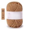 Lana de algodón lechoso de cuatro hebras al por mayor hilo para muñecas de 4 hebras algodón coreano hilo mediano delgado bebé niños hilo para crochet hilo para tejido a mano