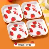 Plato para Escupir Huesos Mesa de Comedor en Casa Basura Escoria de Huesos Plato para Cenar Escritorio Creativo Lindo Lujo Accesible Fruta Xiaoshiai