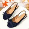 Sapatos de Solado Macio Europeus e Americanos Cruzados Sem Costas Camurça Sandálias Planas Cruzadas Tamanho Grande Sapatos Femininos Commuting Europeu e Americano Atacado Tamanho Grande