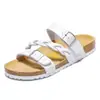 Sandalias de Corcho Birkenstock de Verano Estilo Pareja Antideslizantes para Exteriores Casuales para Hombre de Playa Abiertas sin Cierre