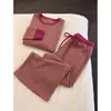 Novos pijamas listrados de outono para mulheres, estilo coreano 2026, doces e fofos, conjunto de loungewear confortável para mulheres, adequado para usar fora