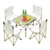 Mesa Dobrável para Rolinho de Ovo Explorer Mesa de Camping e Cadeiras Mesa de Piquenique ao Ar Livre Mesa e Cadeira Portátil Conjunto Completo de Equipamentos Tudo-em-Um