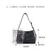 2026 Nova Moda Bolsa Transversal para o Dia a Dia Versátil Bolsa de Ombro Casual Grande Capacidade Bolsa Tote de Couro Genuíno para Mulheres