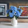Flor de simulação Flor de simulação flor decoração de mesa floral flor artificial casamento planta verde modelo de parede pacote de fotografia 6 hortênsia