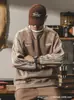 Sudadera Retro de Rayas Gruesas para Hombre Primavera y Otoño 2025 Nueva Moda Estilo Americano Marca Popular Holgada Talla Extra Parte Superior Chaqueta para Hombre