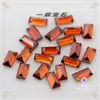 1*2-3*6mm Zircón Facetado de Ángulo Recto Rectangular Corindón Espinela Piedra Suelta Piedra Preciosa Sintética Piedra Suelta Pequeña de Corte Recto en Stock