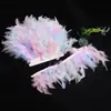 Direto da fábrica peça de rasgar tecido de pena acessórios feitos à mão diy roupas saia penas decorativas atacado