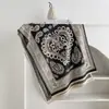 Bufanda Jacquard Vintage Corazón Paisley Otoño e Invierno Chal de Imitación Cachemir Patrón Doble Cara con Bordes Flecos Engrosado para Calidez