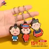 Long Zhiyu 15 Anos de Chaveiro Personalizado em PVC 2D Embutido, Lado Único e Duplo, Imagem Corporativa IP Feita Sob Medida, Personalização, Fornecedor de Alta Qualidade