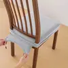Funda para Silla Pato de Terciopelo Zorro Plateado Amazon Elástica Doble Elástica Funda para Cojín de Silla a Prueba de Polvo Protector para Silla de Comedor