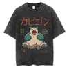 Camiseta Pokemongengarestampada Anime Japonês Algodão