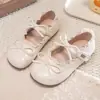 Zapatos de piel para niña 2026 modelo nuevo de otoño con lazo y ribete de encaje, zapatos de vestir para bebés y niñas pequeñas, zapatos de princesa de suela blanda, modernos