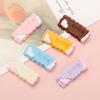 Gel Crema Accesorios para galletas Sándwich Largo Galleta Funda para Teléfono bolsa de Material diy Accesorios para Pasadores de Pelo