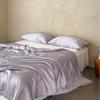 Colcha Doble de Verano Fresca de Tencel Lenzing, Colcha Fresca para Aire Acondicionado con Borde de Encaje, Colcha para Dormir Desnudo Individual/Doble