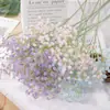 Fabricante Personalizado Venta al por Mayor Flores Artificiales Tacto Suave Gypsophila Decoración de Boda Nupcial Ramo de Mano Decoración del Hogar