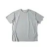 Camiseta Esportiva Leve Respirável de Secagem Rápida Masculina Manga Curta Seda Gelada Lisa Respirável Manga Meia Fitness Corrida Camisa Fitness