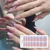 Pegatinas para Manicura en Gel sin Luz Gradiente Igual que las Celebridades de Internet Color Caramelo Pegatinas de Uñas de Verano Película de Esmalte de Uñas Duraderas Impermeables