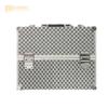 Caja de almacenamiento de aluminio portátil de fábrica para cosméticos, kit de arte para uñas de tatuaje, pestañas, caja para pedicura