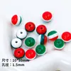 Contas Arco-Íris de Resina Listradas Redondas 10mm Contas Redondas Contas Soltas Acessórios de Joias DIY Materiais de Miçangas Artesanais para Crianças