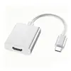 Convertidor de Tipo C a HDMI 4K Alta Definición Laptop a Pantalla de Proyector Cable Adaptador USB-C a HDMI