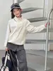Roupa de Proteção Solar de Gola Alta para Verão, Roupa de Manga Longa com Sensação de Gelo, Novo Design Soltinho, Top Simples, Roupa de Proteção Solar Infantil para Mulheres