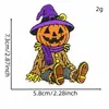 Parches bordados divertidos de Halloween de dibujos animados: diseños de fantasma, calabaza y cachorro, adecuados para ropa y accesorios