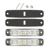 Venda Direta de Fábrica Caminhão 6 LEDs Luz Lateral Longa Luz Lateral de Caminhão Reboque Reboque Alto Brilho Impermeável Luz de Sinalização Luz de Canto